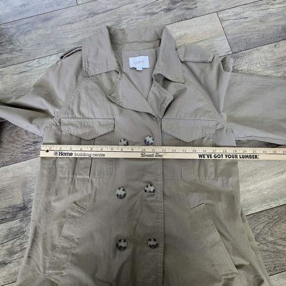 Loft Women's Medium Tan Double-Breasted Jacket - Picture 7 of 15